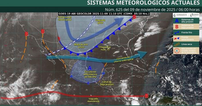 Se esperan heladas al norte del país
