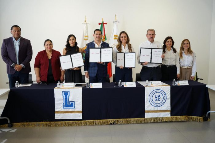 Refuerzan lazos de cooperación el DIF Saltillo y la UAdeC