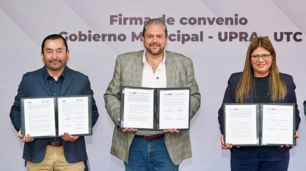Consolilida gobierno de Tomás alianzas con UPRA y UTC; beneficiará a empleados*