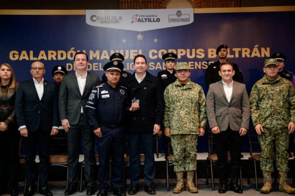 Anuncia Javier Díaz más de mil 100 millones de pesos en seguridad para Saltillo en 2026