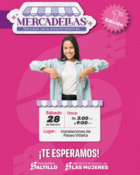 Invitan a apoyar a mujeres emprendedoras en el “Mercadellas”