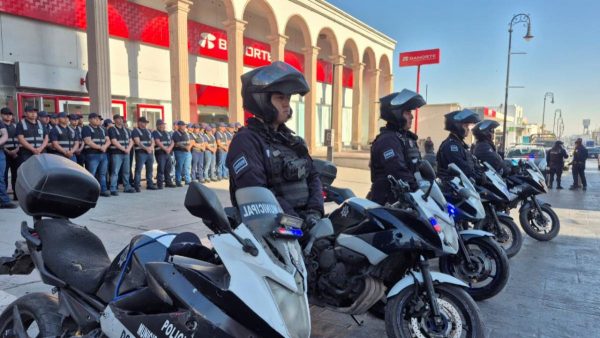 Despliega Comisaría policías y K9 en bancos y cajeros