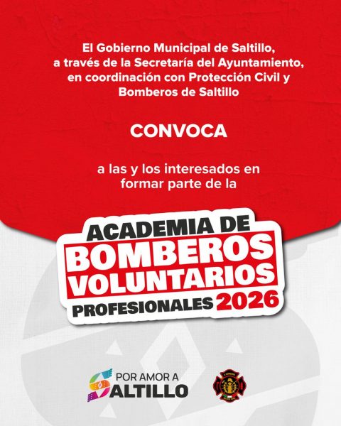 Abren convocatoria para la Academia de Bomberos 2026