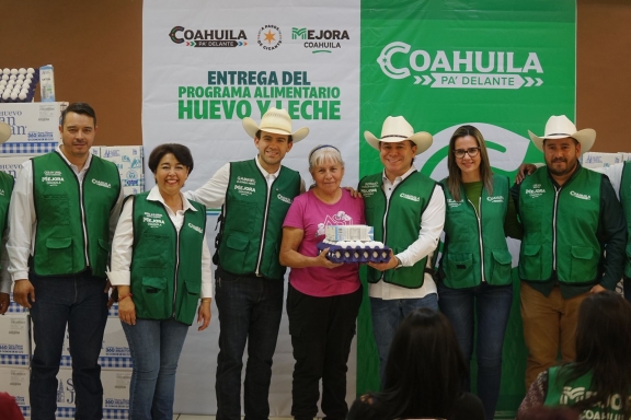 Lleva Mejora Coahuila programa alimentario a la región Centro-Desierto