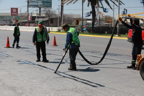 Rehabilita Gobierno de Saltillo calles de la colonia Misión Cerritos
