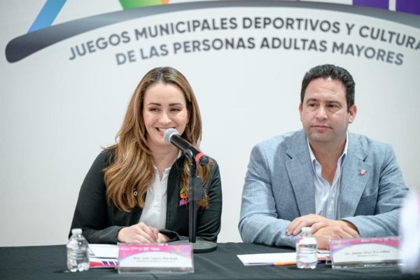 Anuncian Javier y Luly los XXVIII Juegos Municipales de los Adultos Mayores