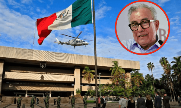 Rocha Moya abandonaría Palacio de Gobierno en helicóptero militar con sus hijos