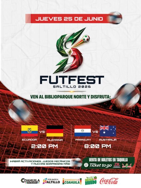 El fútbol internacional continúa en el FUTFEST Saltillo 2026