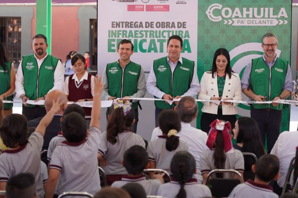 Mejora entrega techumbre a la escuela Coahuila