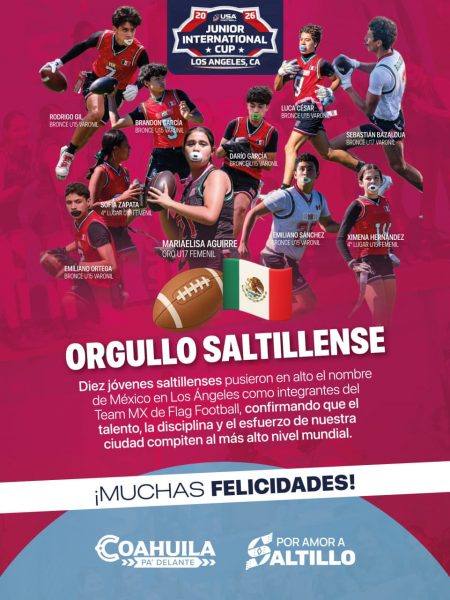 Felicita Javier Díaz a atletas saltillenses por logros internacionales