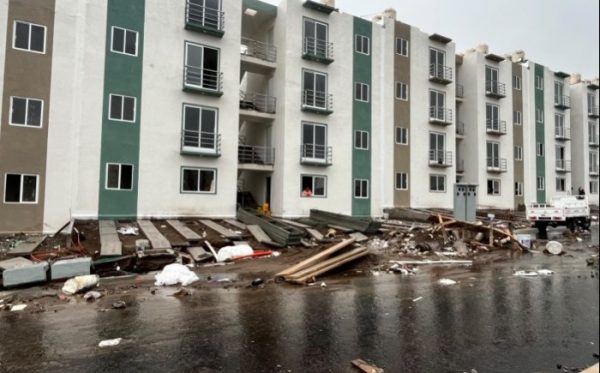 Destruyen lluvias casas del Bienestar en Veracruz