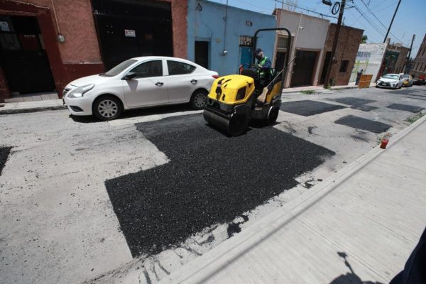 Intensifica Javier Díaz rehabilitación de vialidades en el Centro Histórico