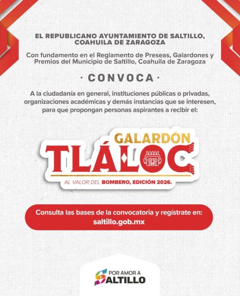 Últimos días para proponer candidatos al Galardón Tláloc 2026
