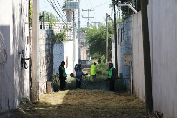 Refuerza Javier Díaz limpieza de callejones
