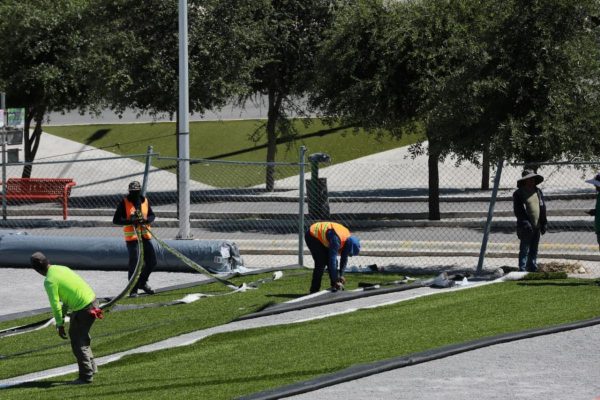 Rehabilitan canchas en Parque Lineal de Saltillo