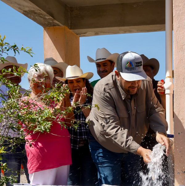 Mejora gobierno de Tomás Gutiérrez abasto de agua en Ojo Caliente