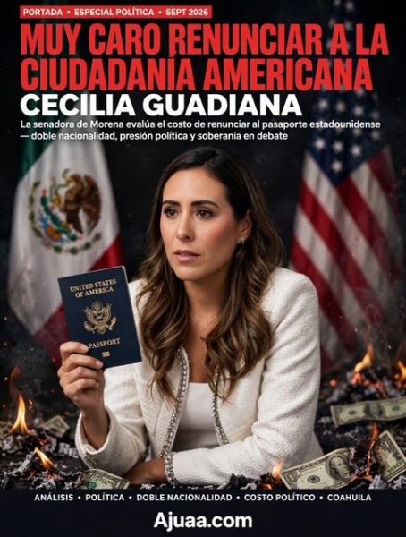 ¡MUY CARO RENUNCIAR! A CECILIA GUADIANA LE COSTARÍA UN OJO DE LA CARA DEJAR LA CIUDADANÍA GRINGA.