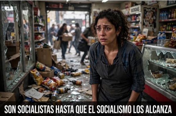 "SON SOCIALISTAS HASTA QUE EL SOCIALISMO LES TOCA LA PUERTA*