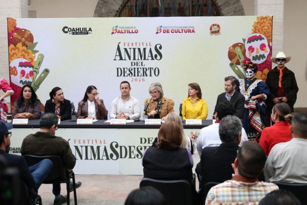 Invita Saltillo a disfrutar el Festival Ánimas del Desierto 2026
