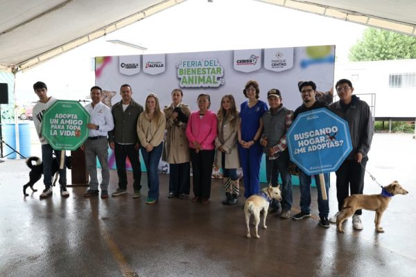 Realizan con éxito la Feria del Bienestar Animal en Parque Centro
