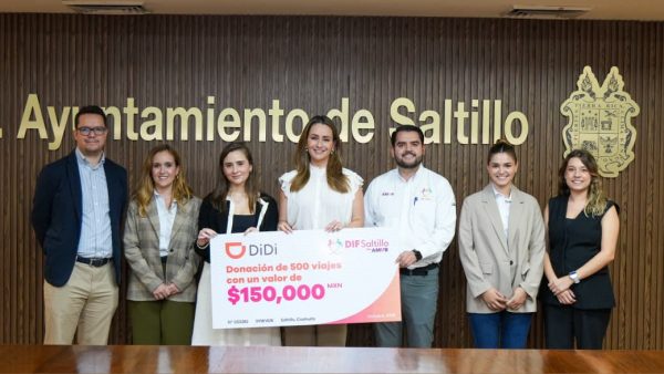 Gobierno Municipal de Saltillo y DiDi apoyarán traslados de beneficiarios del DIF